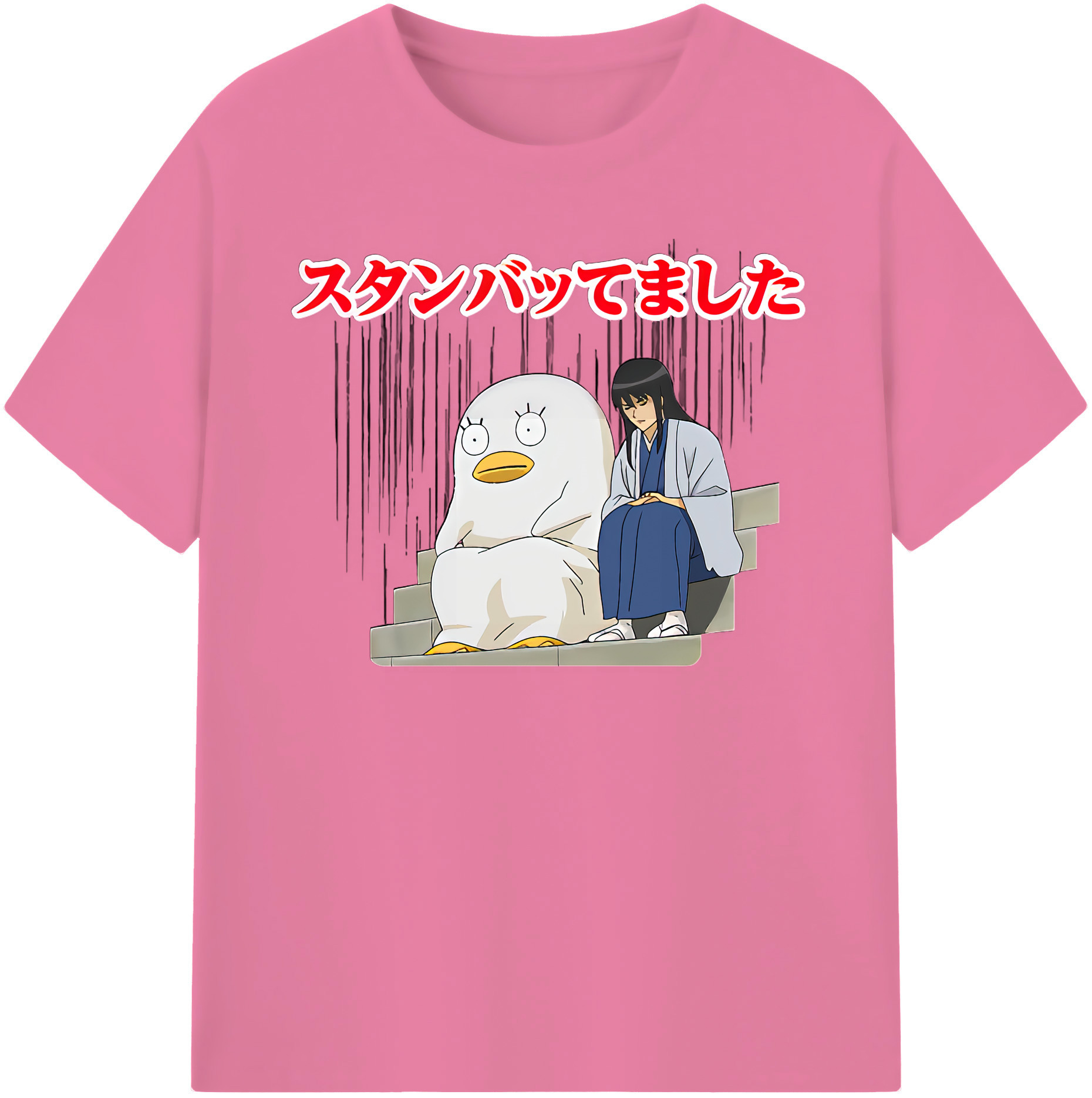 （画像用） ぎんたま 坂田銀時（さかたぎんとき） 神楽 志村新八（しむら しんぱち） GINTAMA Sakata Gintoki Kagura Shimura Shinpachi 綿100％半袖Tシャツ（フロントプリント）